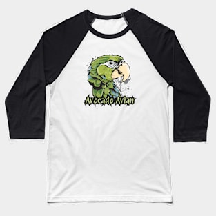 Avocado Avian Green Quaker Street Art Baseball T-Shirt